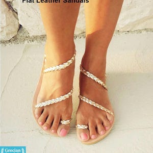 Ledersandalen Frauen, Gold Ledersandalen, Sandalen griechischen , Sandalen, Ledersandalen, flachen Hochzeit Sandalen, Sandalen Frauen, Sandalen