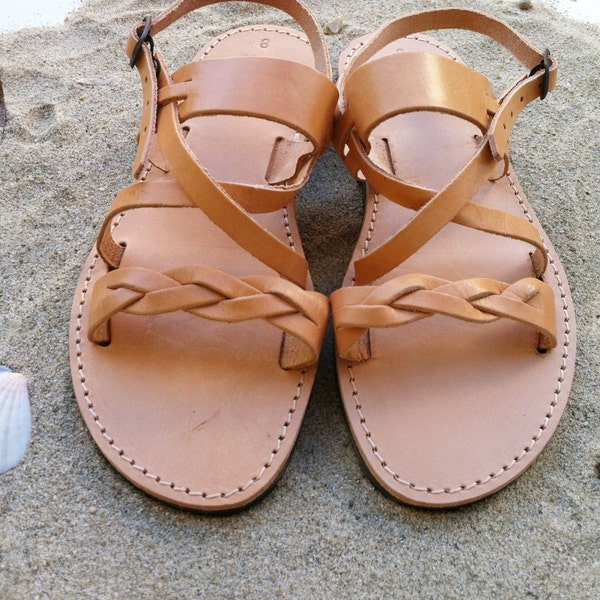 Unisex leather sandals, gladiator sandals, Mens sandals, Womens sandals, Greek Handmade sandals, Roman Sandals, Ancient Sandals, Summer shoe