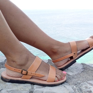 Riemenledersandalen, Damensandalen, griechischen Sandalen, Ledersandalen, Handamade-Sommersandalen, Flache Sandalen, Sandalen, Sandali, Sandalen
