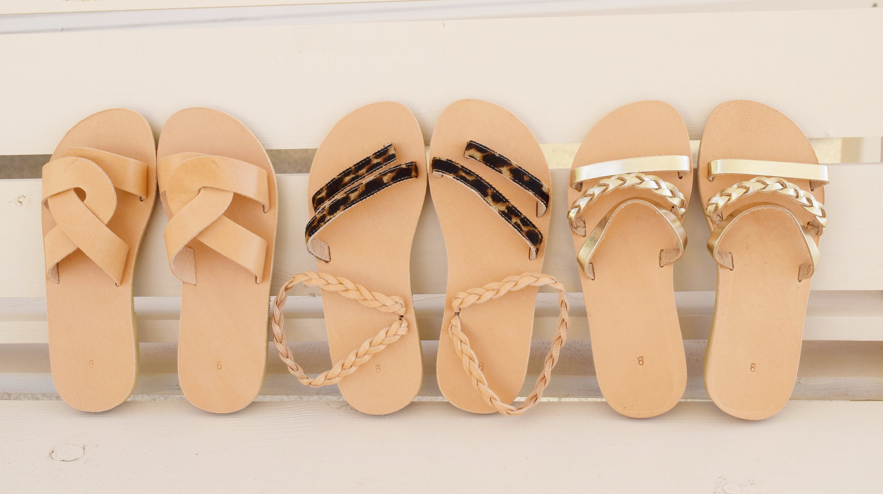 Greek leather sandals Gold sandals womens sandals wedding | Etsy