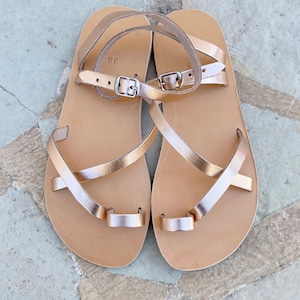 leather sandals women, leather sandals in brown color, Greek sandals, summer sandals, leather sandals, Womens Sandals, Barefoot Sandals image 3