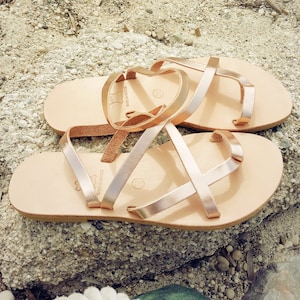 rose gold sandals