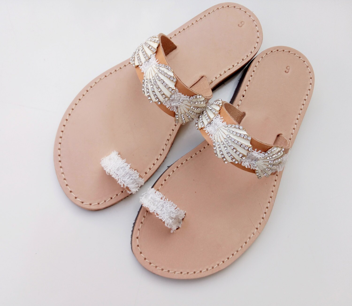 White Sandals Leather Sandals Bridal Sandals Wedding | Etsy