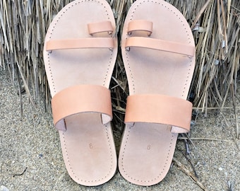 Greek Leather sandals, Womens Sandals, Strappy Sandals, Barefoot Sandals, Flat Sandals, Leather Sandals, Slip on sandals, Comfortable sandal