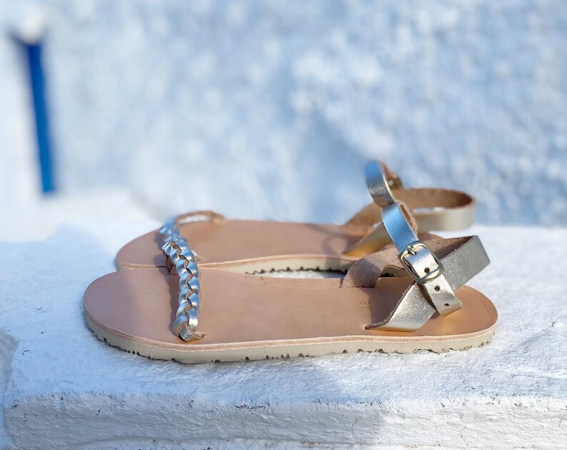 Womens barefoot leather sandals , perfect for summer