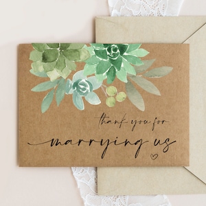 Officiant cadeau, bedankt dat je met ons trouwt, bruiloft Officiant kaart, bedankt voor het trouwen met ons kaart, feestvierders cadeau, feestvierders kaart bruiloft