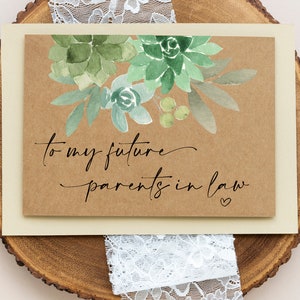Regalo de boda de los suegros, para el suegro, regalo de la novia, a mis nuevos suegros, regalo de la madre del novio, mamá papá, suculentas
