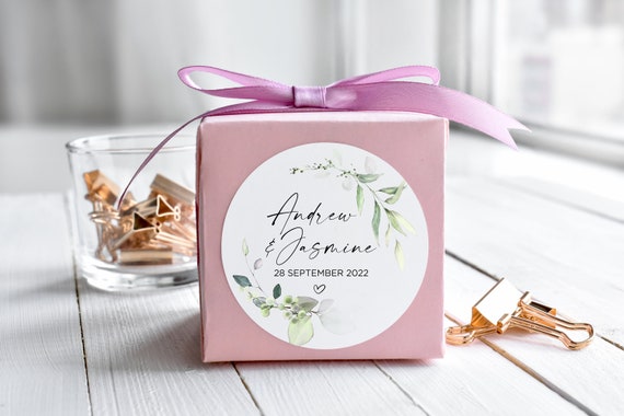 Ribbon with bride sale and groom names