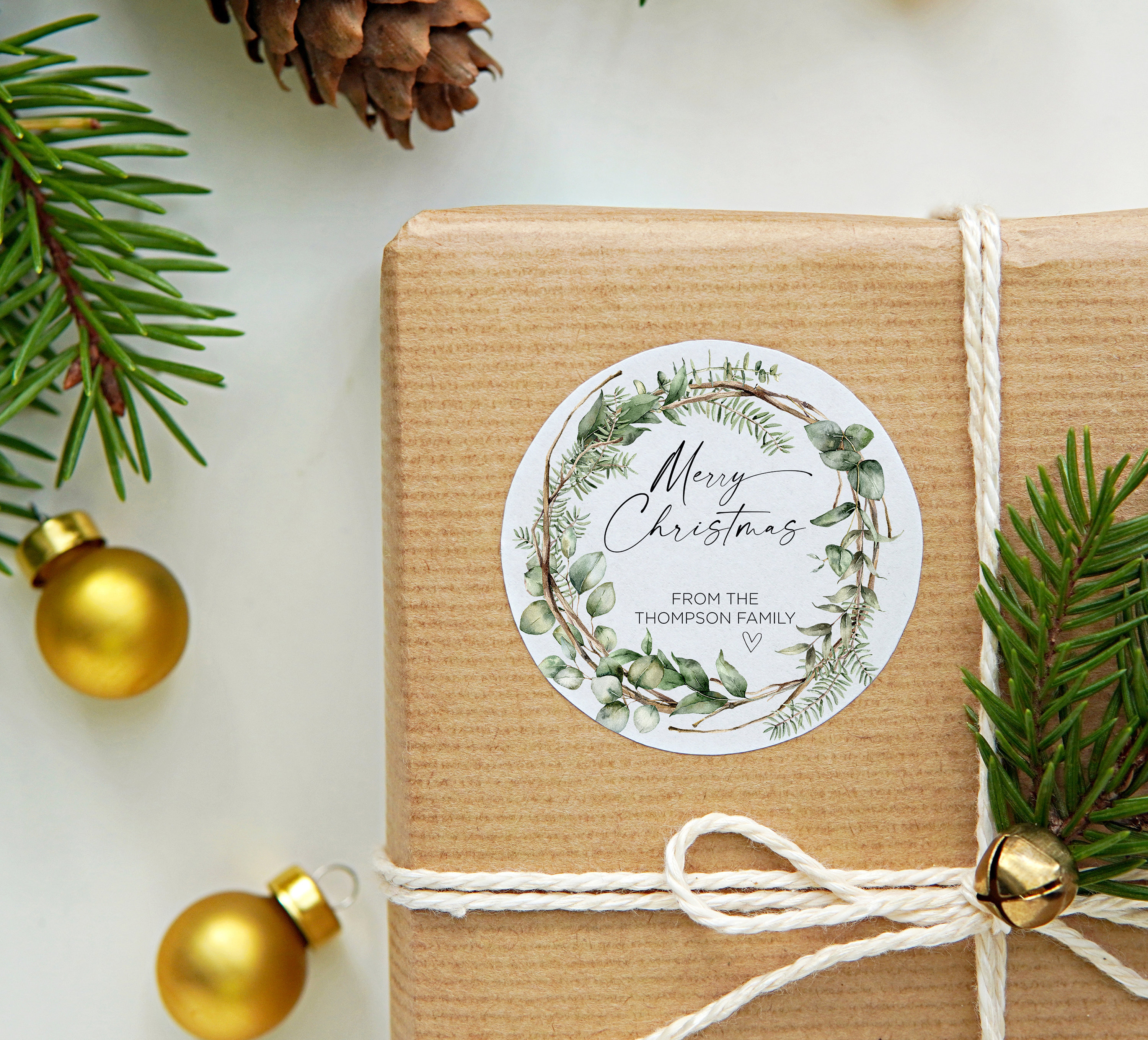 Personalized Christmas Stickers - Etsy