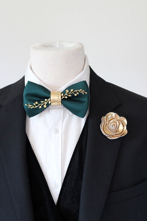BOWTIE Solid LIME GREEN Color Men's Bow Tie For Tuxedo Or