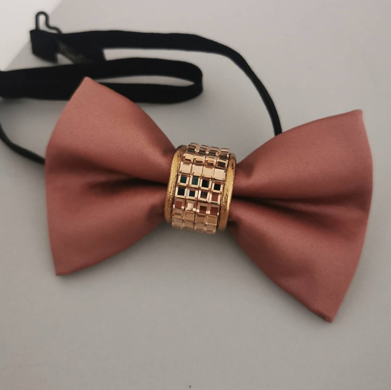 Emerald Green Satin Bow Tie - Ready-Tied, Adjustable Neckband, Handmade In UK For St Patrick's Day