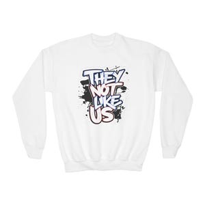 Graffiti Youth Crewneck Sweatshirt | Trendy Kids Sweatshirt | Streetwear Style | Gift for Tweens | Comfortable Everyday Wear
