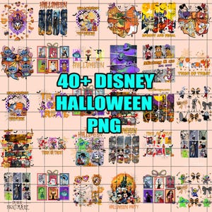 40+ Disney Halloween Bundle PNG, Mouse and Friends Trick or Treat PNG, Spooky Vibes Halloween Family Trip Digital Design