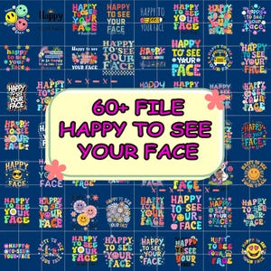 60+ Happy To See Your Face Png Bundle, Happy To See Your Face Png Bundle, First Day Of School Png, Back to School Png