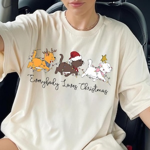 Kerstaristokatten png, kerstverlichting png, Marie png, kerstmis marie, kerstkat png, Marie shirt png, schattige kat png, digitaal bestand
