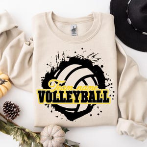 Custom Volleyball Team PNG | School, Team, Fall, Sport, Spirit, Volleyball, Customizable | Personalization | DIGITAL