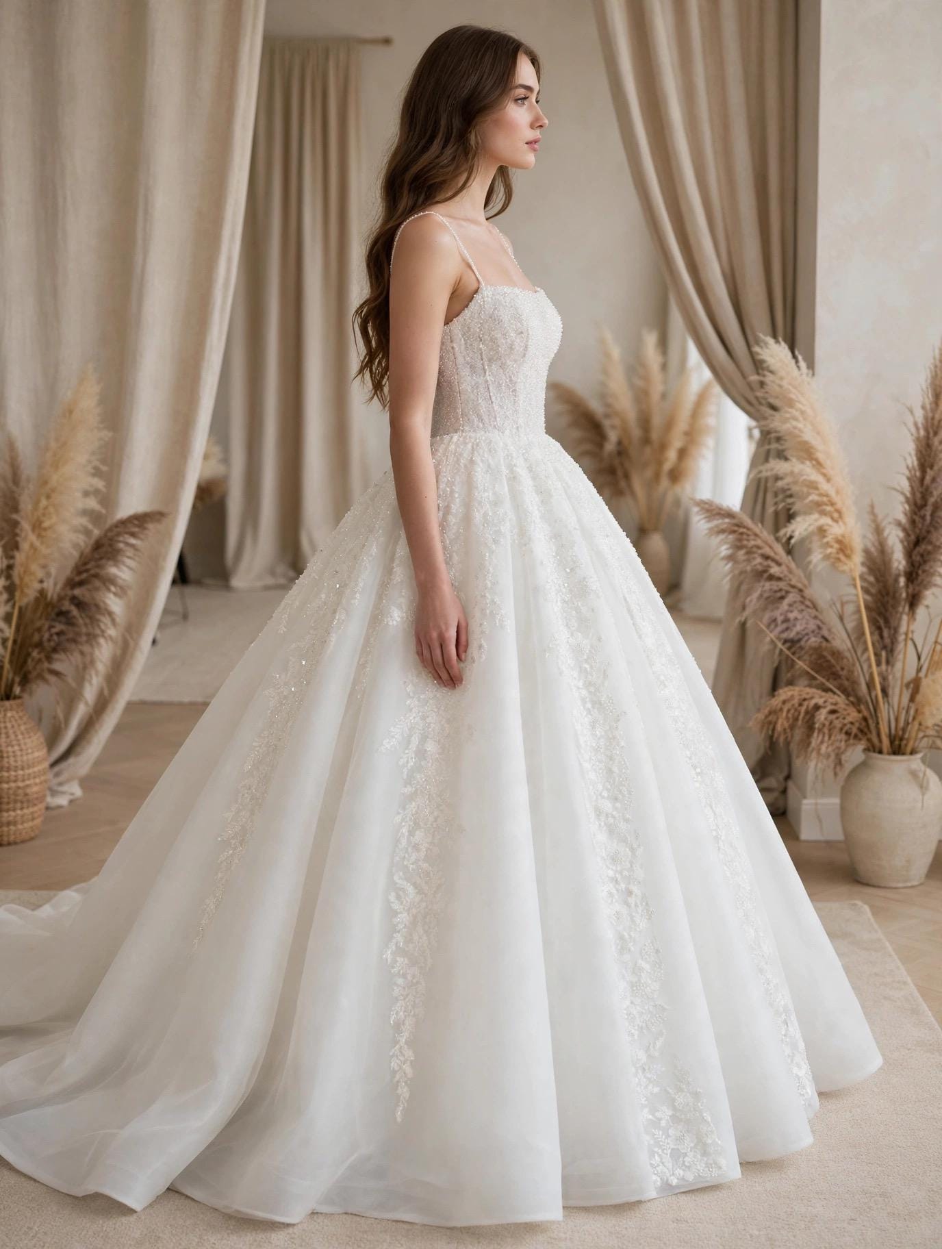 Rhinestone Straps for Strapless Dress
