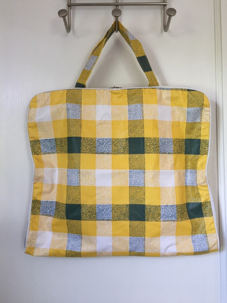 Vintage Needlepoint travel Carrying Case