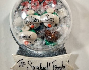 Family Snow globe Ornament