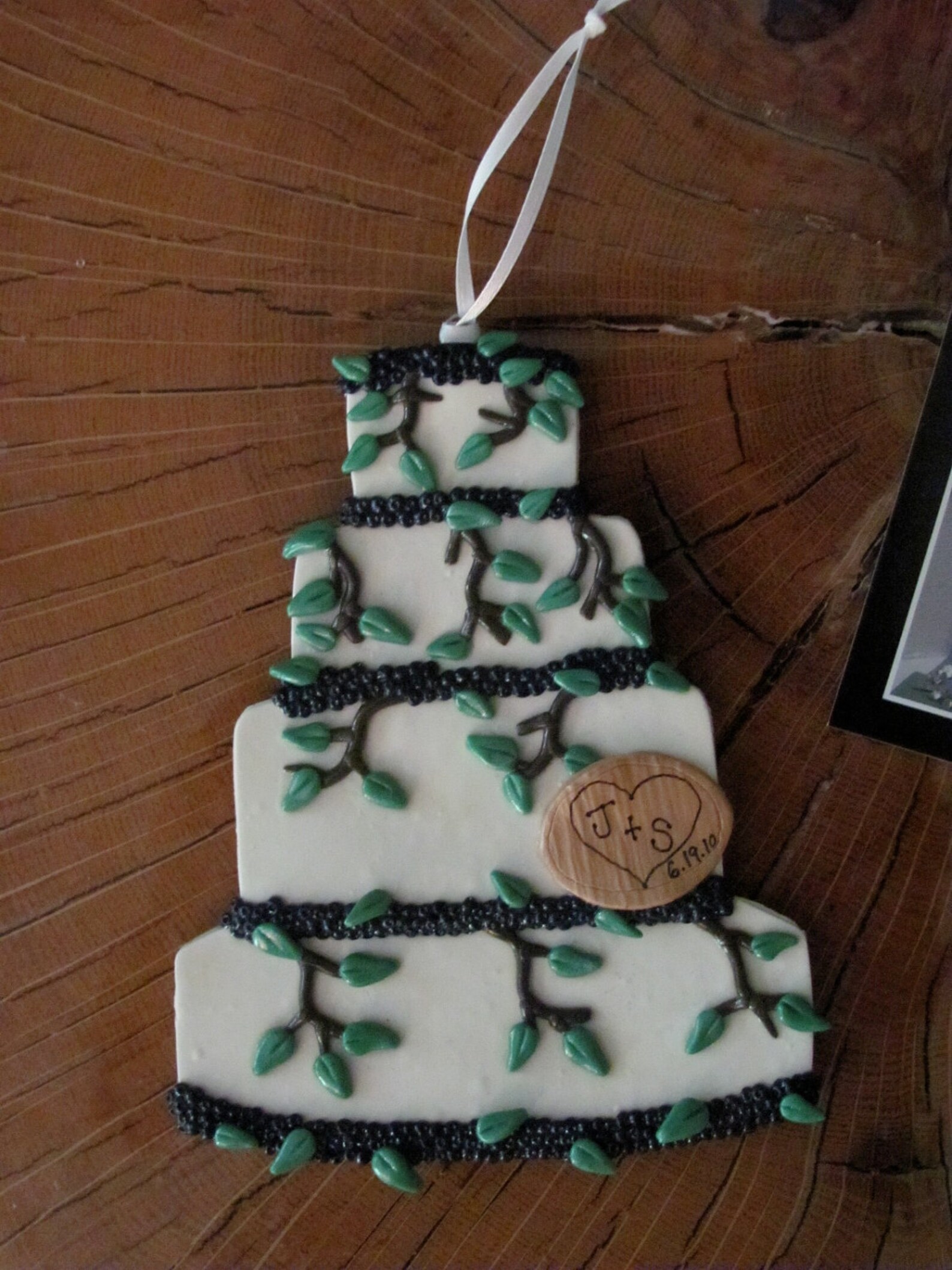 Custom Wedding Cake Ornament Etsy