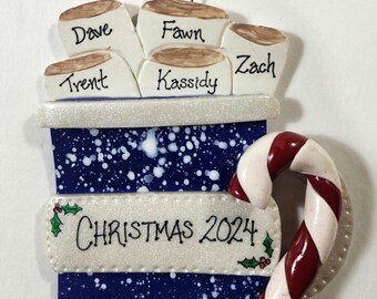 Hot Chocolate Family Mug Ornament