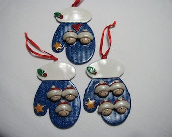 Family Mitten Ornament