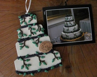 Custom Wedding Cake Ornament