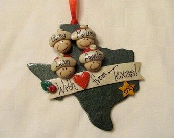 With Love From [your state] Ornament  - Choose your state!
