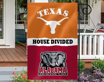 House Divided Garden Flag - College - 11.25" x 17.5" - Single Sided Free Shipping