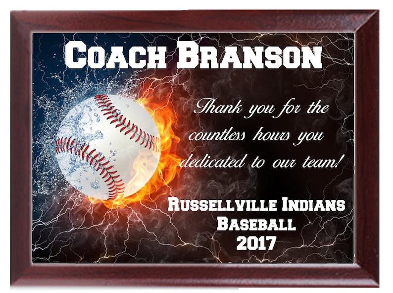 Personalized Coaches Award Plaques Sports Award Basketball Etsy