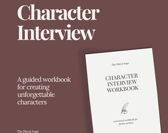 Werkboek voor personage-interviews voor fictieschrijvers (digitale pdf)