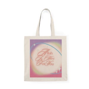 Girly Tragetasche, umweltfreundliche Shopper, spirituelles Geschenk, Canvas Tasche, täglichen Gebrauch, Allah ist hier für dich