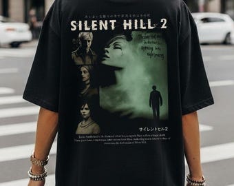 Silent Hill 2 T-Shirt, Vintage 90s Bootleg Style Pyramid Head Tee, Retro Horror Gamer Shirt