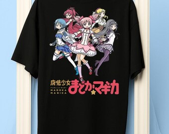 Unisex Madoka Magica Shirt, Magical Girl Anime Tee, Kawaii Japanese Shirt