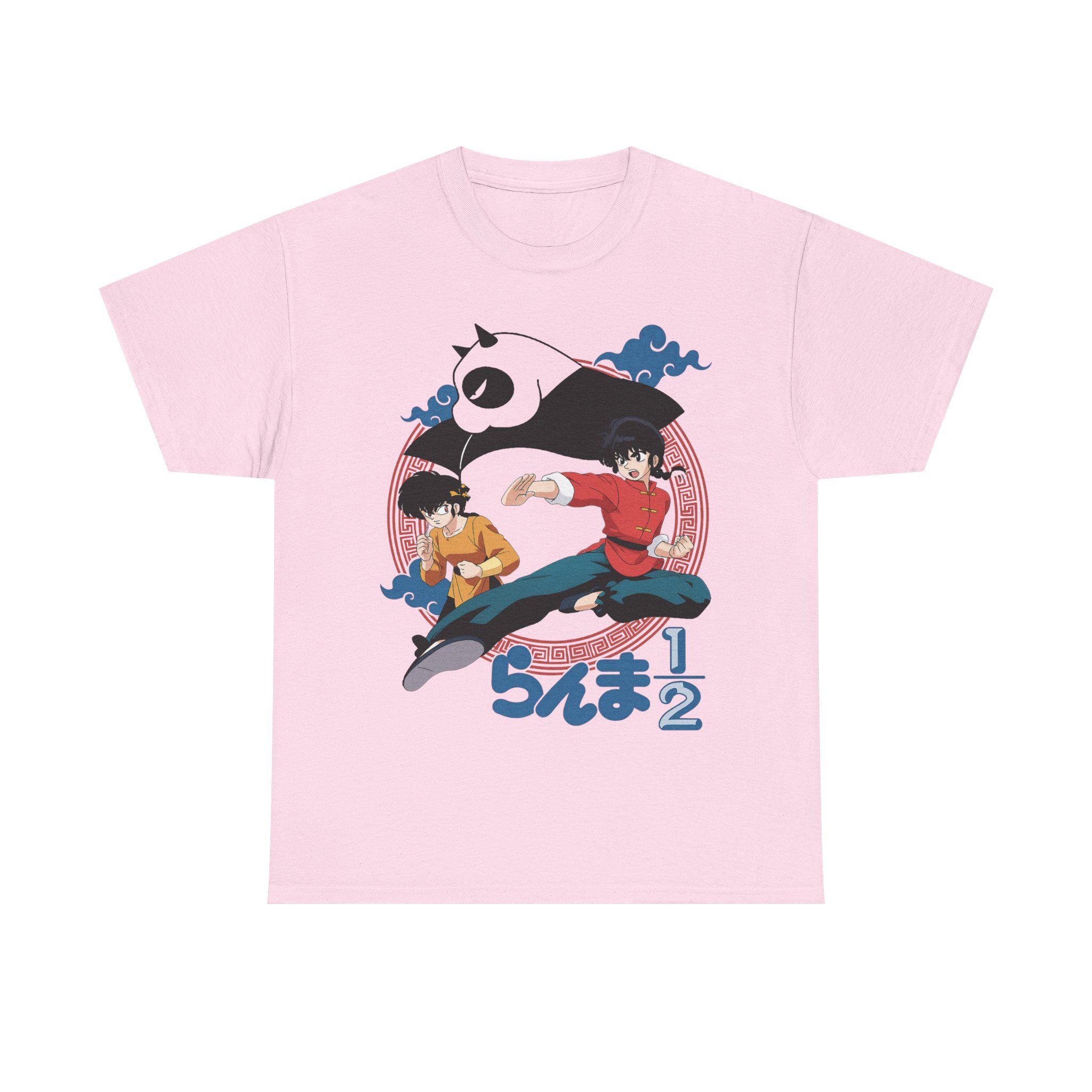 ヴィンテージ らんま1/2 アニメTシャツ、90年代風の面白いマンガT 