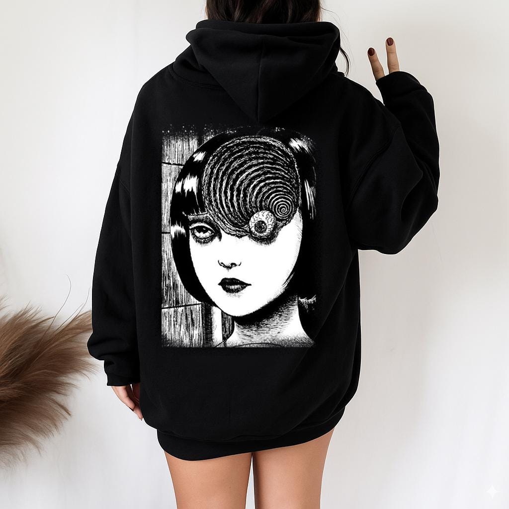 Junji Ito Uzumaki Hoodie - Etsy