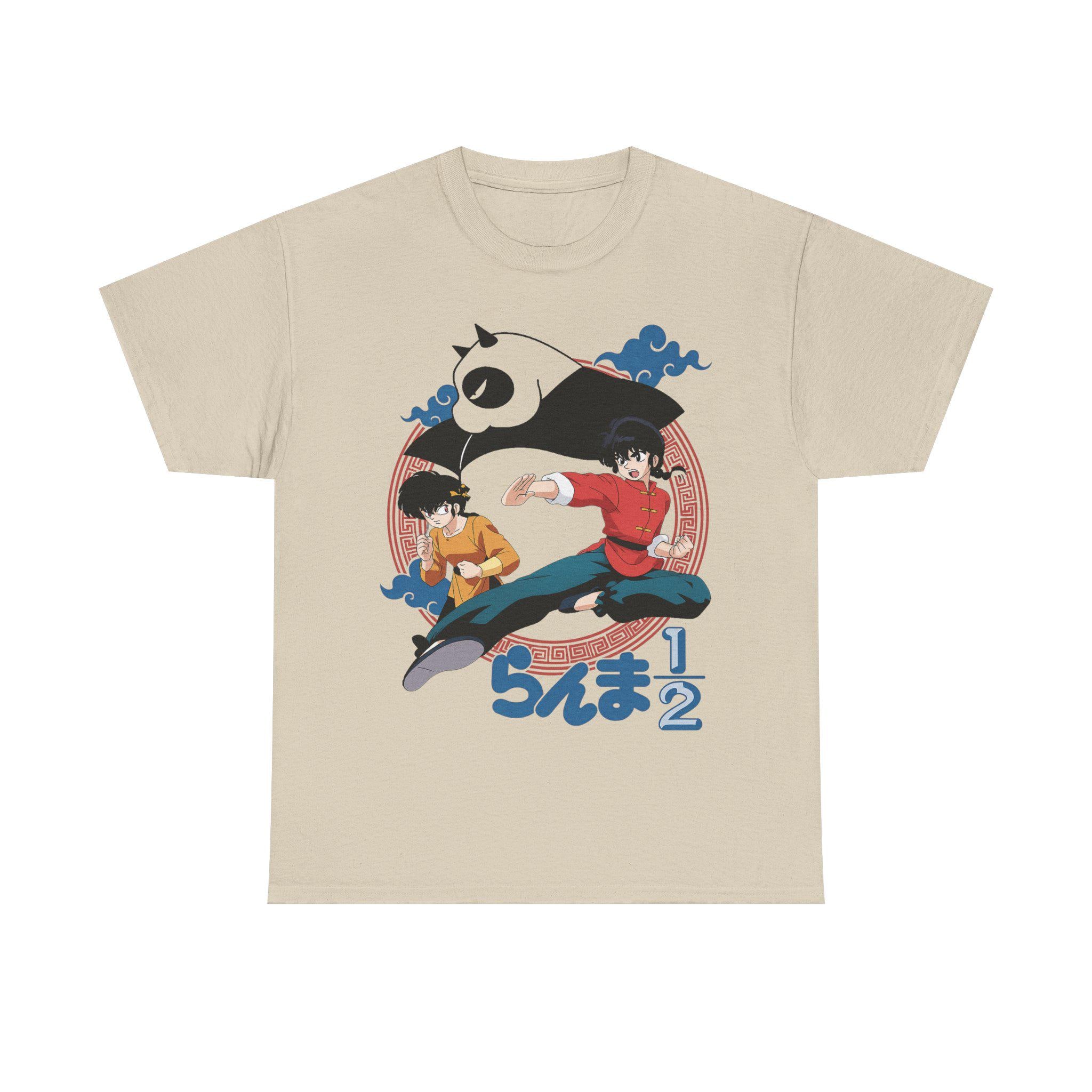 ヴィンテージ らんま1/2 アニメTシャツ、90年代風の面白いマンガT 