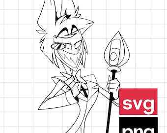 Hazbin Hotel Alastor SVG PNG File - Cricut Design radio demon hotel