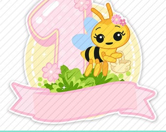 Digital file Little Bee Plim Plim, File for birthday party, shirts, stickers, PNG Little Bee Birthday