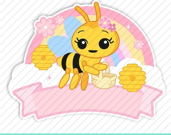 Little Bee Plim Plim digital file, file for birthday party, shirts, stickers, PNG Little Bee Birthday