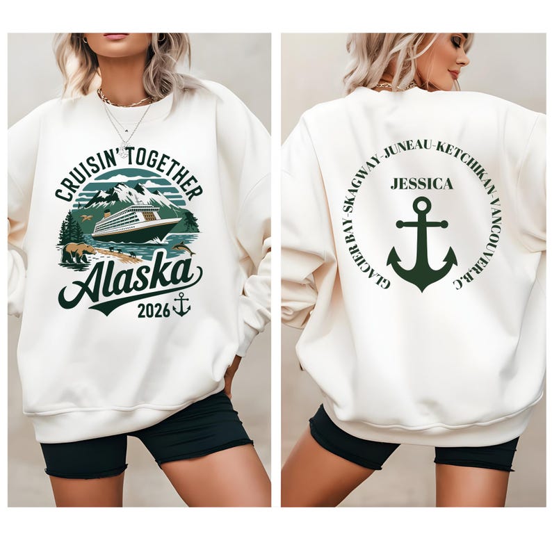 Personalized Alaska Cruise 2026 Sweatshirt: Group Trip Hoodie - Etsy