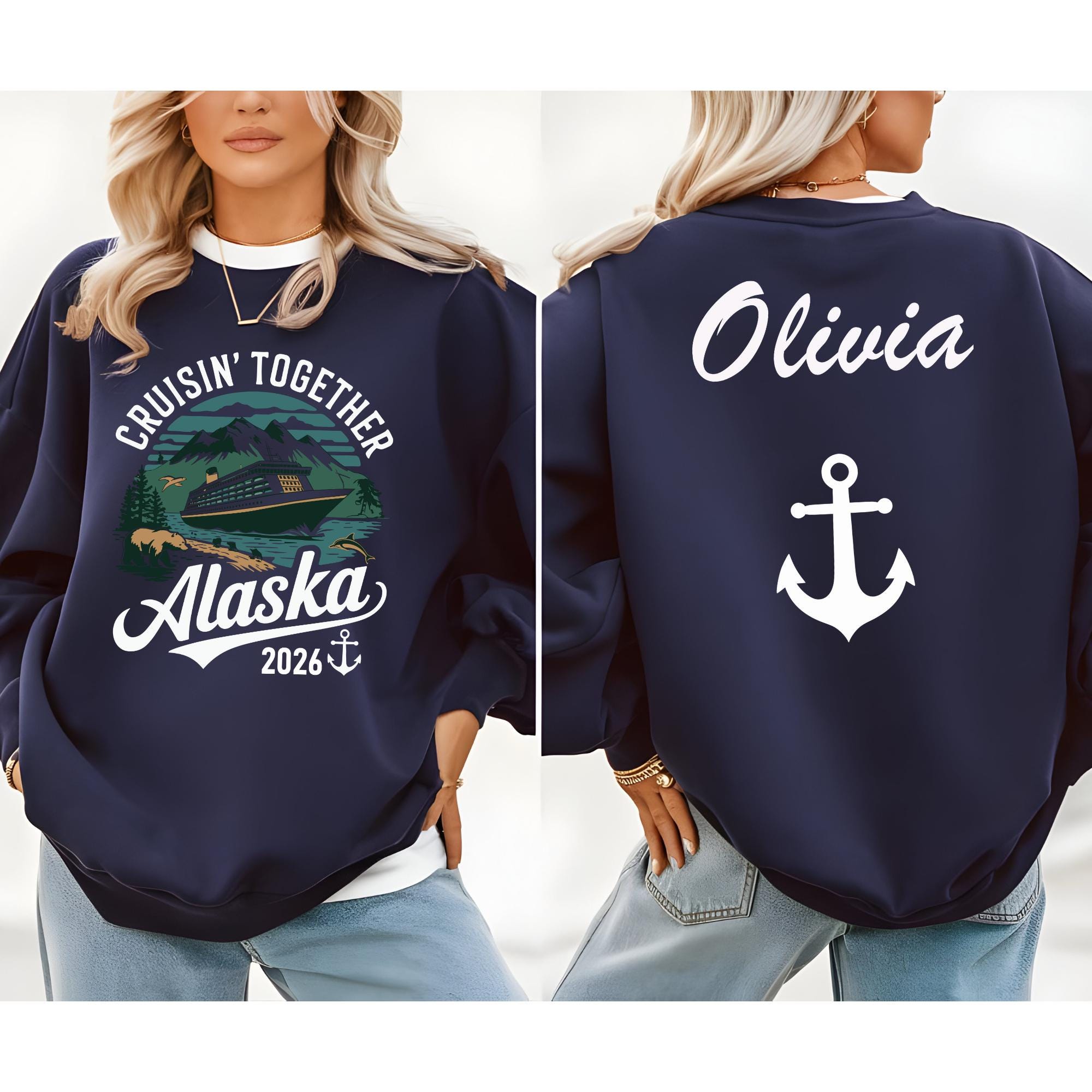 Personalized Alaska Cruise 2026 Sweatshirt: Group Trip Hoodie - Etsy