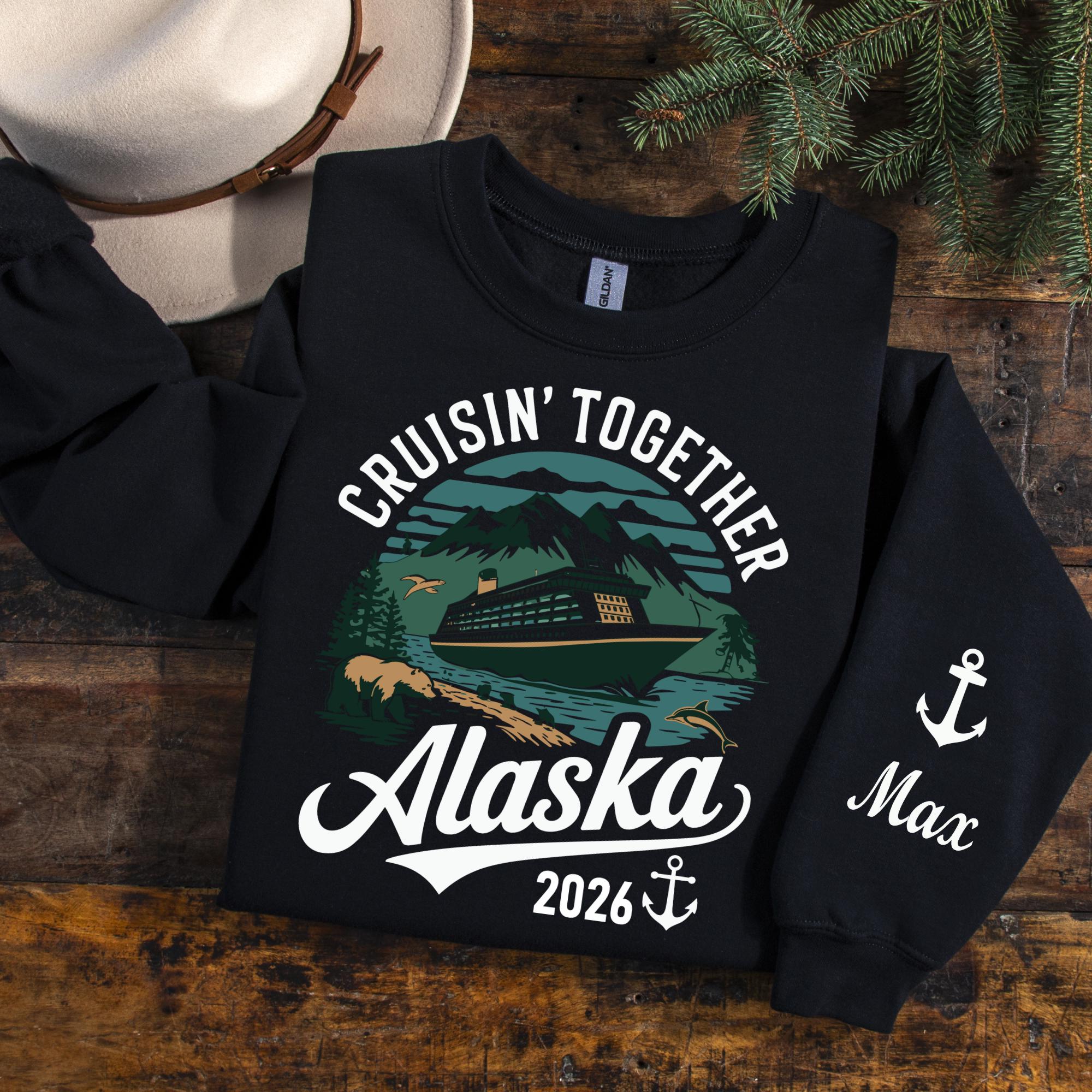 Personalized Alaska Cruise 2026 Sweatshirt: Group Trip Hoodie - Etsy
