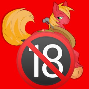 Mac on this!: (mlp nsfw sticker)