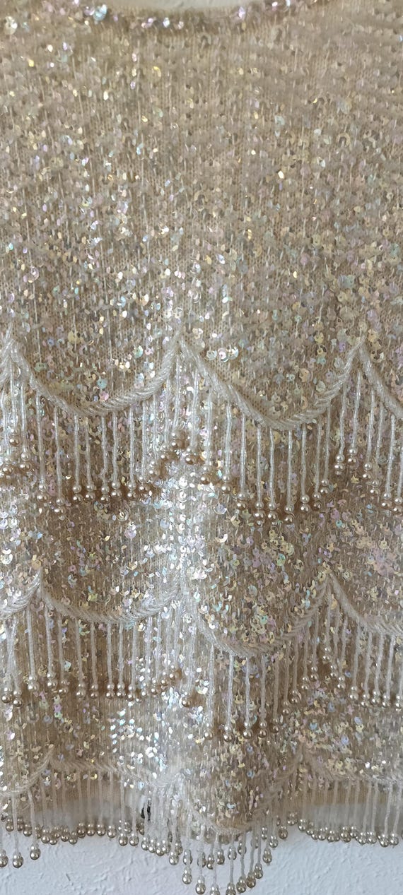 Vintage Sequin Gatsby Style Tank View 5