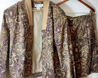 90s 2 Piece Set Shorts and Jacket by Haley