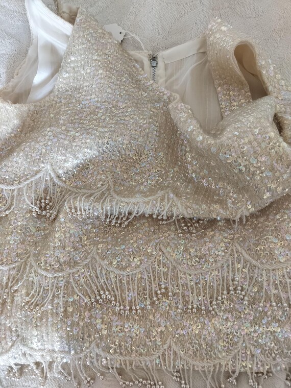Vintage Sequin Gatsby Style Tank View 6