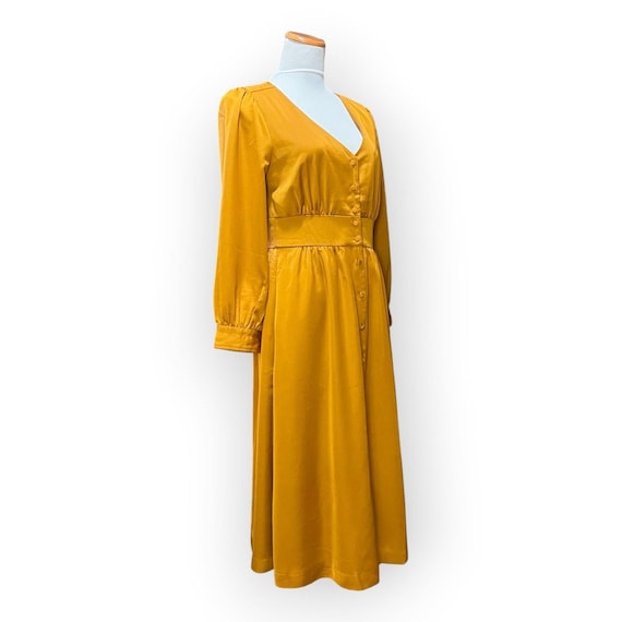 j crew gold dress Collection Plunge A-line Dress In Metallic Leather For Women