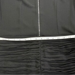 NWT BCBG Max Azria Black Lindzey Ruched Skirt SS Mini Dress Size 8 immagine 11