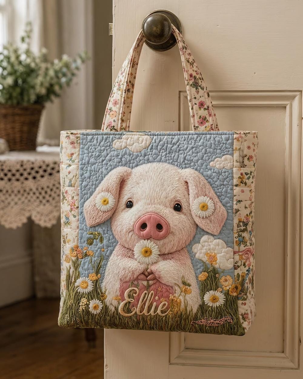chiiii bagのpigtote Personalized Pig Tote Bag - Etsy